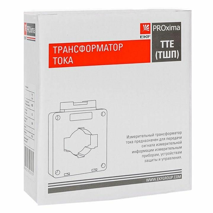 Трансформатор тока ТТЕ 60 300/5А кл. точн. 0.5 5В.А EKF tte-60-300/tc-60-300 - фотография № 2