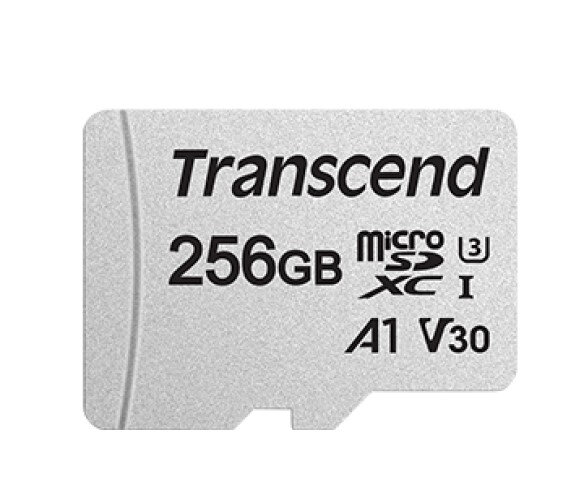 Карта памяти micro SDXC 256Gb Transcend 300S UHS-I U3 V30 A1 + ADP (90/45 Mb/s)