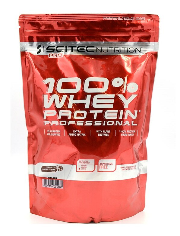 100% WHEY PROTEIN PROFESSIONAL SCITEC NUTRITION (500 гр) - Арахисовое Масло