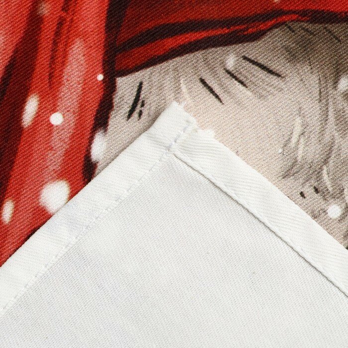 Полотенце Этель "Снежный кот" 40х73 см, 100% хл, саржа 190 г/м2 - фотография № 4