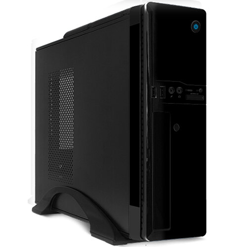 Riwer Slim 1491174 (Intel Core i3-8100 3600 МГц s1151 v2, Intel LGA1151 v2, H310 mATX s1151 v2, 8 Гб DDR4 2400МГц, 1000 Гб 7200 rpm, ,, NVIDIA GeForce GT 710 2 Гб, DVD-RW, ,, Windows 10 PRO, ,, CROWN mITX CMC-1907 Black, БП 300 Вт)