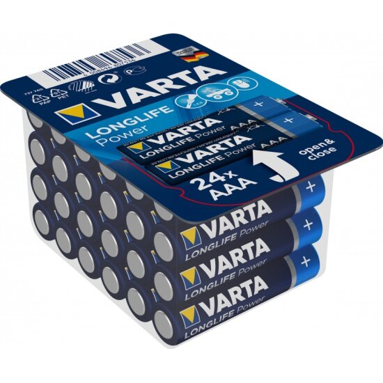 Элемент питания VARTA Longlife Power LR03 AAA бл 24