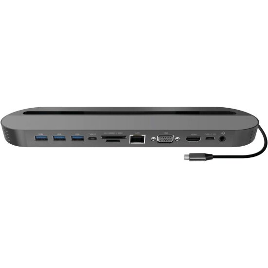 Хаб ROMBICA USB Type-C Falcon Grey