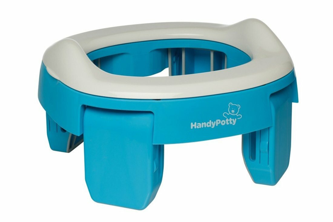 Горшок дорожный HandyPotty, голубой, со сменными пакетами Roxy-kids HP-250B