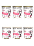 Влажный консервированный корм Best Dinner Бест Диннер для собак Premium Меню №4, телятина, овощи, 340 гр.по 6 шт. - изображение