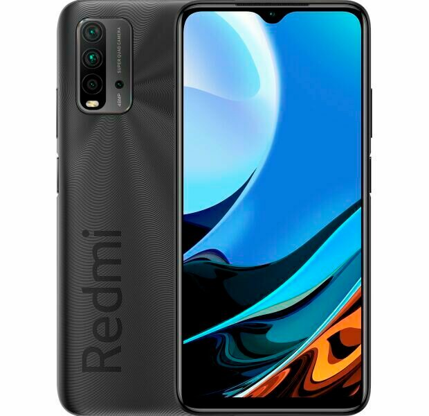 Смартфон Xiaomi Redmi 9T NFC 4/64 ГБ RU, серый карбон