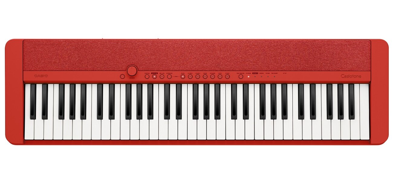 Casio CT-S1RD Цифровое облегченное пианино цвет красный
