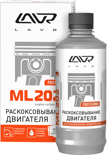 Lavr Раскоксовывание двигателя ML202 330 мл (Ln2504)