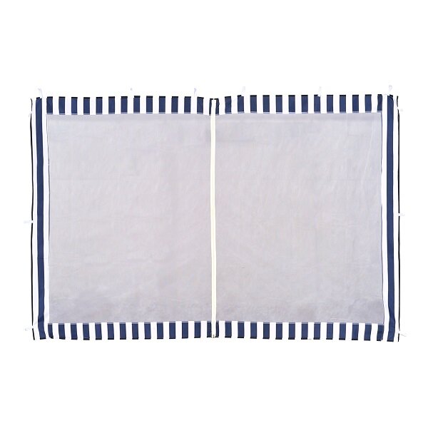 фото Стенка для садового тента Green Glade 1,95х2,95м полиэстер с москитной сеткой синяя