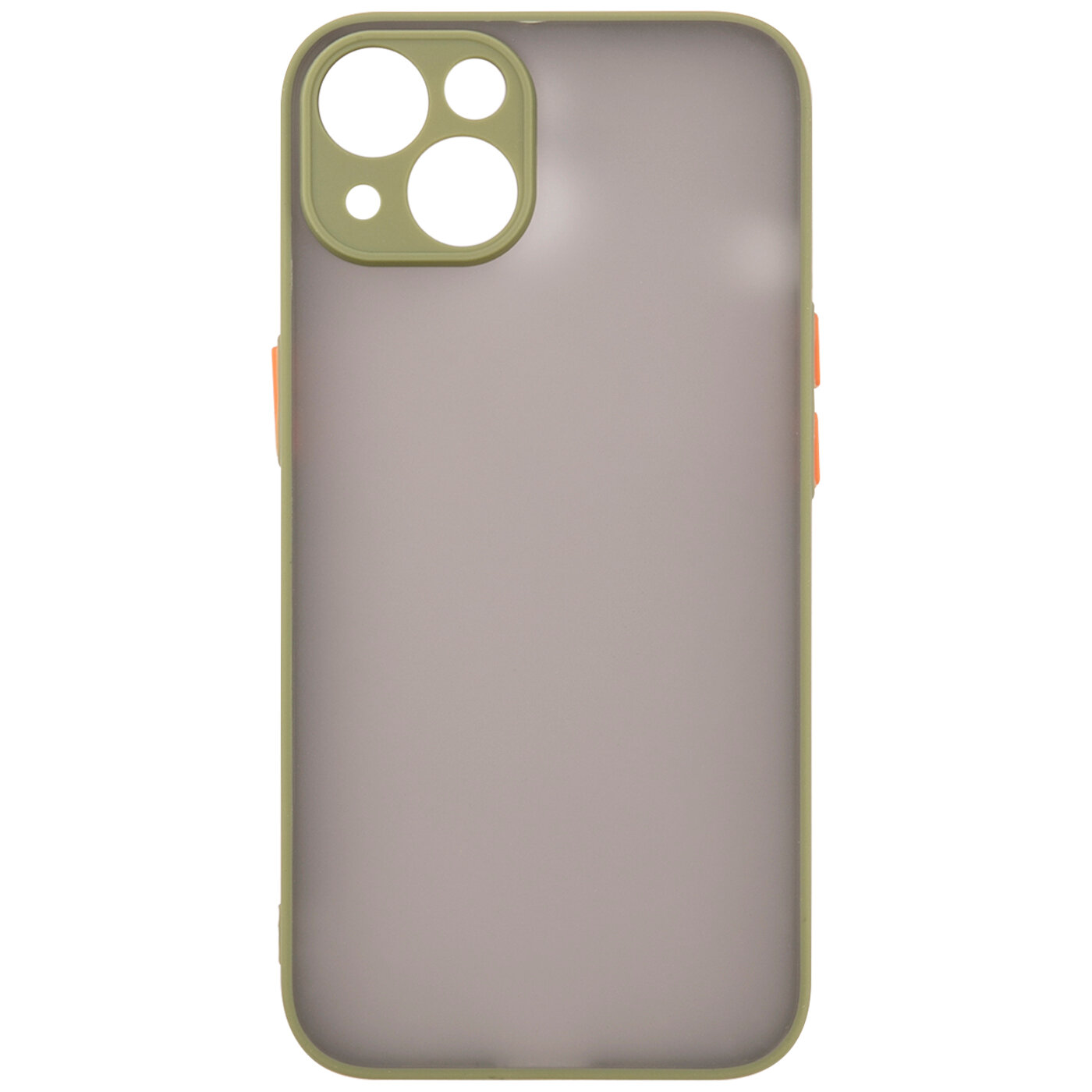 Чехол накладка UNBROKE matt&color case with camera protection для iPhone 13, мятная - фото №1