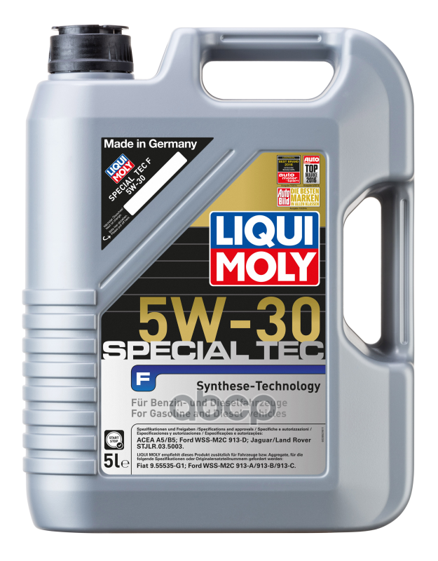 Liqui moly Масло Моторное 5W-30 5Л "Special Tec F" (Синтетика)