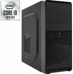 Компьютер PRO-3163730 Intel Core i9-10900K 3700МГц, Intel H410, 8Гб DDR4 2933МГц, Intel UHD Graphics 630 (встроенная), SSD 120Гб, HDD 4Тб, 500Вт, Mini-Tower