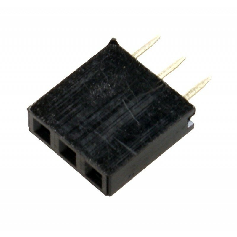 фото Гнездо на плату PBS-3 (DS1023-1x3), прямое черное