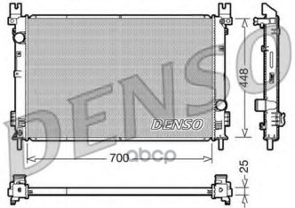 Радиатор Охл. Двс Chry Pacifica Aut 04-08 Denso арт. DRM06001