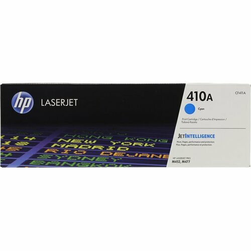 Тонер-картридж голубой (cyan) HP 410A для HP LaserJet Pro M452/M477