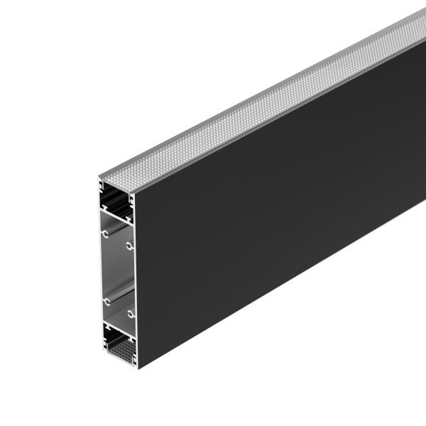 Профиль SL-LINE-25100-DUAL-2500 BLACK (Arlight Алюминий) 2.5 м