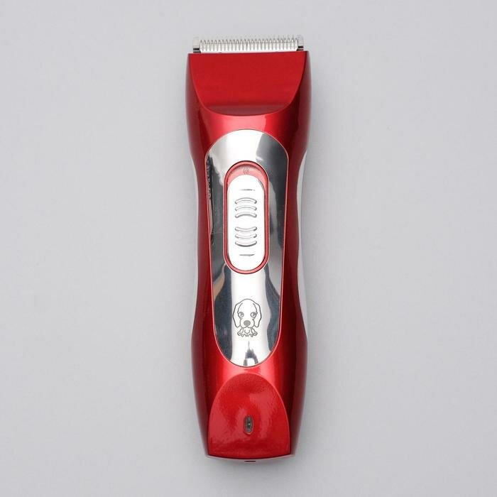 Машинка для стрижки Pet Clipper электрическая, 3 Вт, красная - фотография № 4