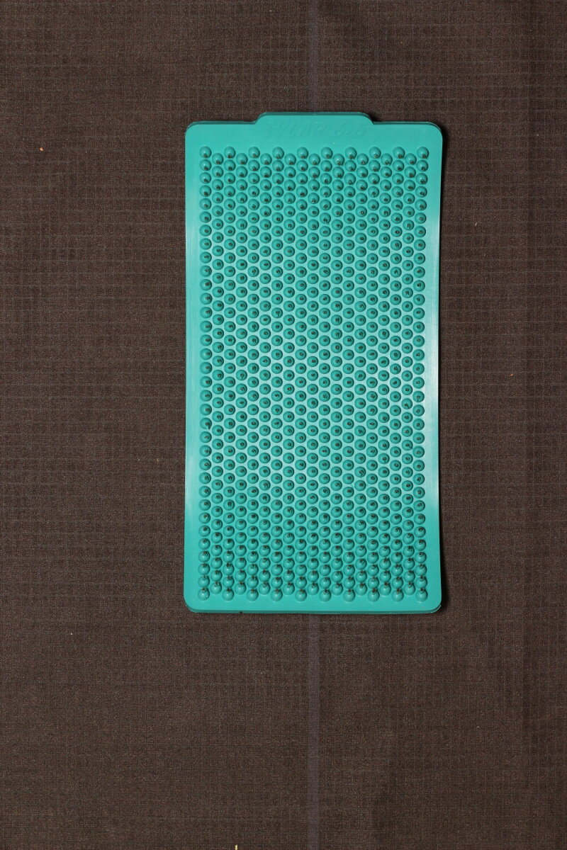 Аппликатор Кузнецова с металлическими иглами ивлар терра, размер 240х120 мм, цвет бирюзовый, шаг игл 6.5 мм - фотография № 5
