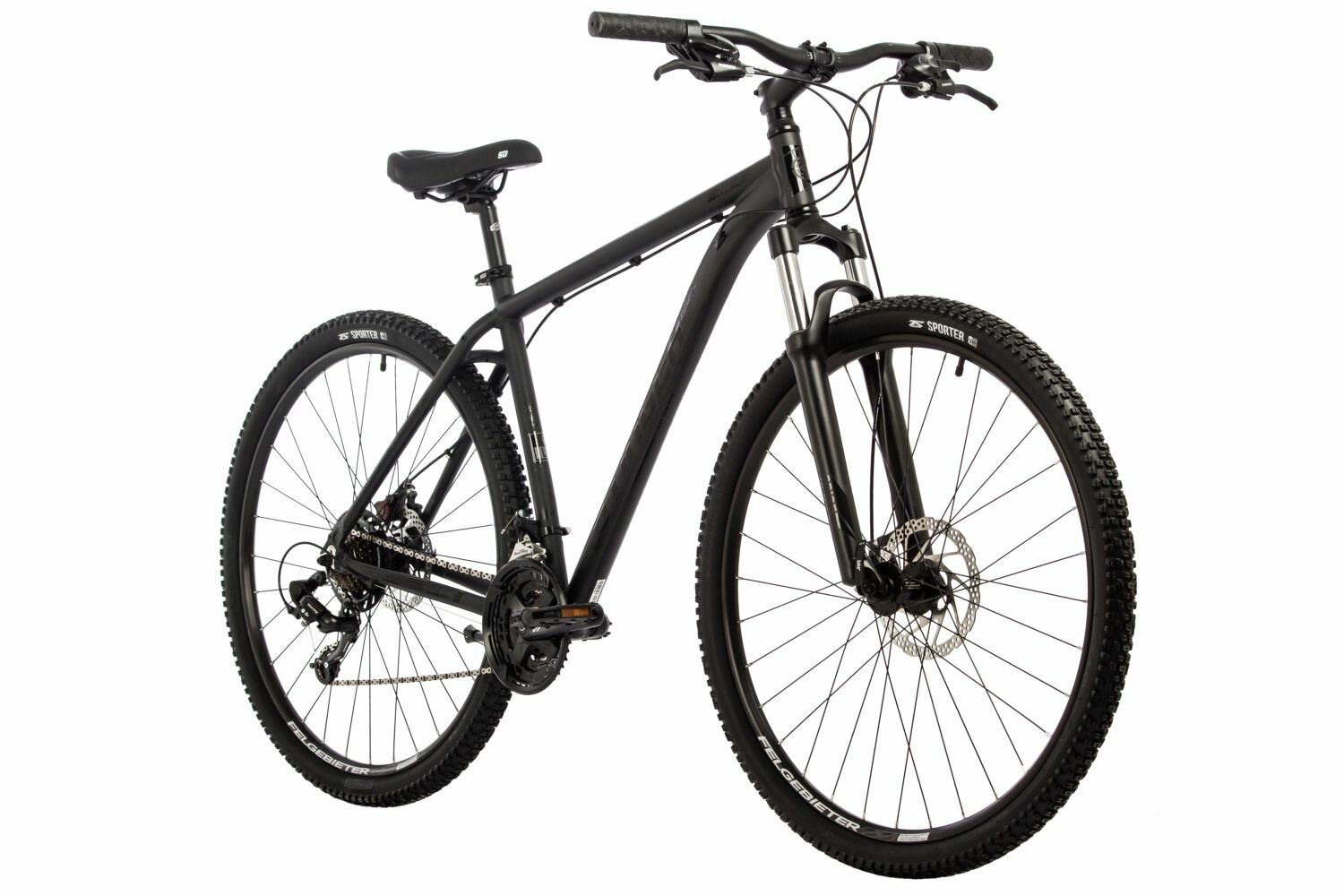 Велосипед STINGER 29" ELEMENT EVO черный, алюминий, размер 22"
