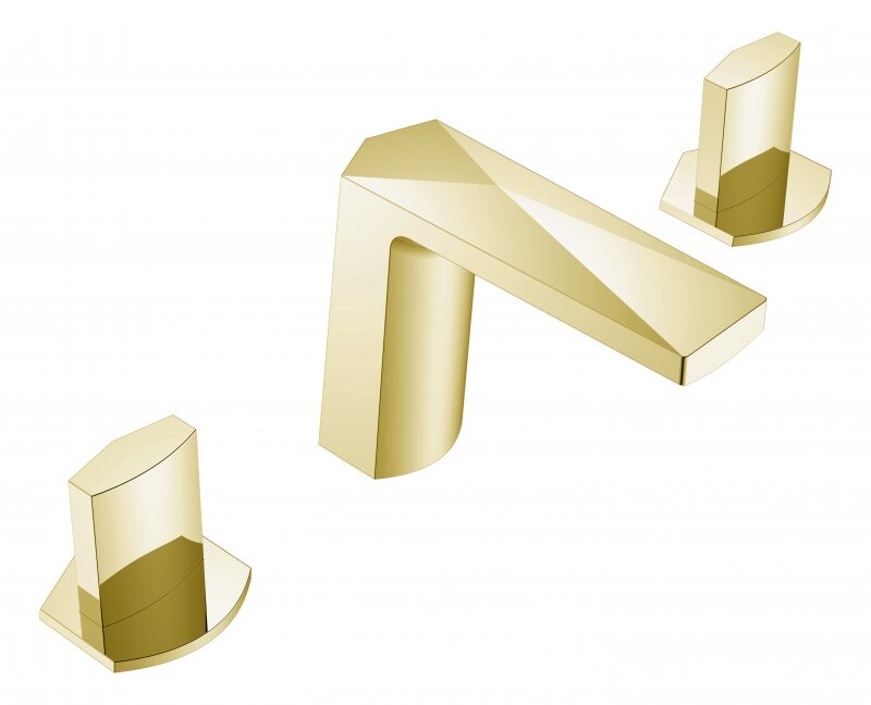 Смеситель для раковины Boheme VENTURO 150-MG-ICE золото