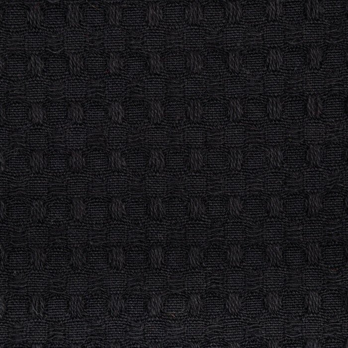Набор Кухонныйполотенец Доляна, цвет чёрный 35х60см-2шт., 100% хл, вафля, 220 гр/м2 - фотография № 3