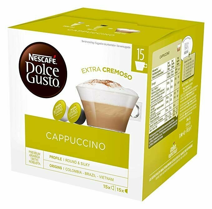 Кофе в капсулах Nescafe Dolce Gusto Cappuccino 30 Капсул / Нескафе Дольче Густо Капучино - фотография № 2