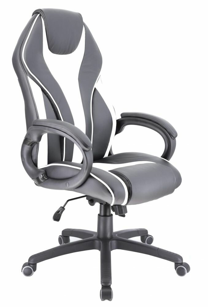 Геймерское кресло Everprof Wing экокожа (цвет: белый)