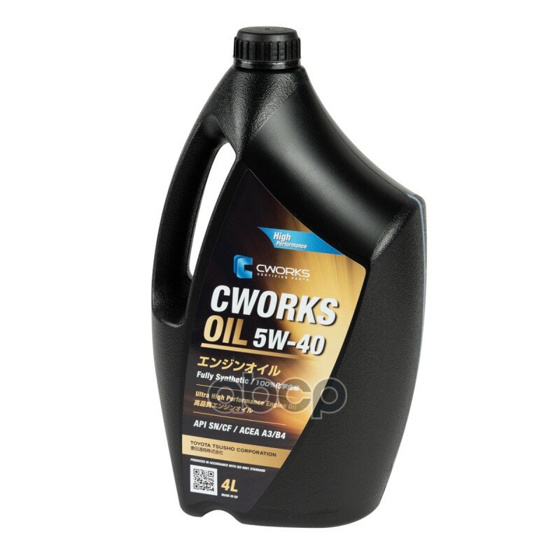 CWORKS Масло Моторное Cworks Oil 5w-40 Синтетическое 4 Л A130r3004