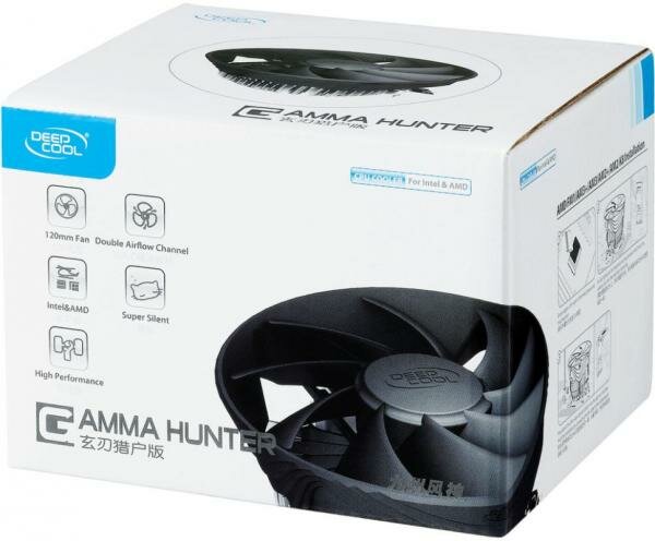 Кулер Deepcool GAMMA HUNTER Intel LGA 1155 Intel LGA 1156 AMD AM2 AMD AM2+ AMD AM3 AMD AM3+ AMD FM1 AMD FM2 Intel LGA 1150 AMD FM2+ Intel LGA 1151 AMD