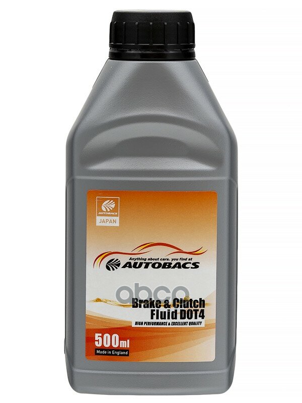 Жидкость Тормозная Autobacs Brake & Clutch Fluid Dot-4 0,5l Тормозная Жидкость Премиум Класса. Соответствует И Превосходит Те...