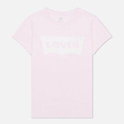 Женская футболка Levi's The Perfect Seasonal Batwing розовый , Размер S