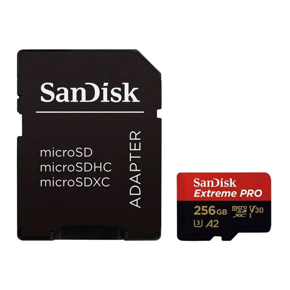 Карта памяти micro SDXC 256GB Sandisk Extreme Pro UHS-I U3 V30 A2