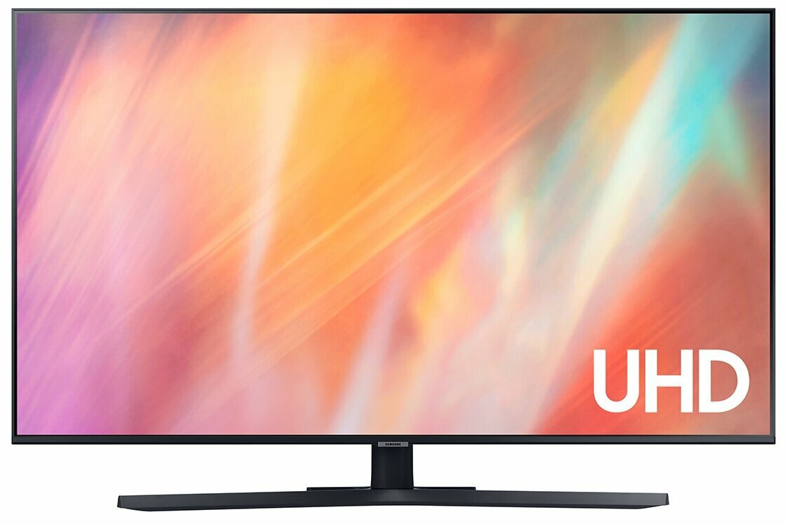 58" Телевизор Samsung UE58AU7570U LED, HDR (2021), titan gray