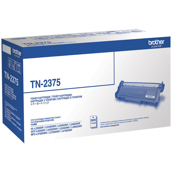 Картридж лазерный Brother TN-2375 black для HLL2300/2340/2360/2365/DCPL2500