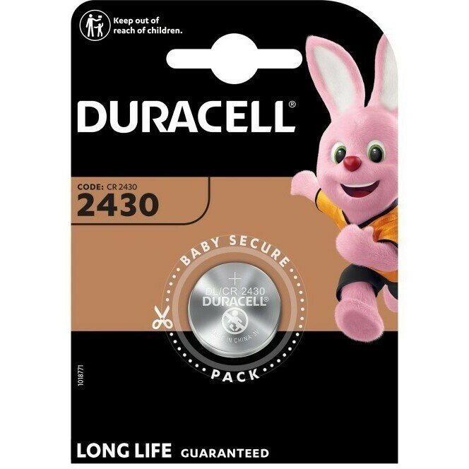 Батарейка Duracell (CR2430, 1 шт) (Б0044729)