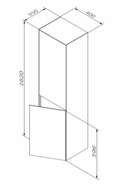 Шкаф-пенал AM.PM INSPIRE V2.0 M50ACHX0406EGM универсальный, подвесной, 40 см, push-to-open - фотография № 3