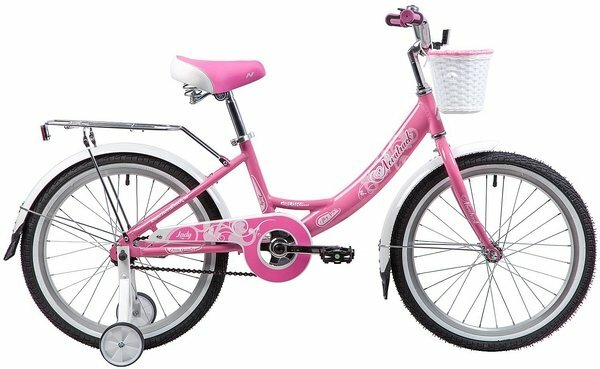 Велосипед детский NOVATRACK 20"205AGIRLISH.PN9 GIRLISH line,розовый