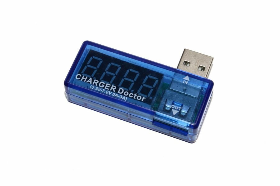 Тестер USB порта углом вольтметр, амперметр - фотография № 1