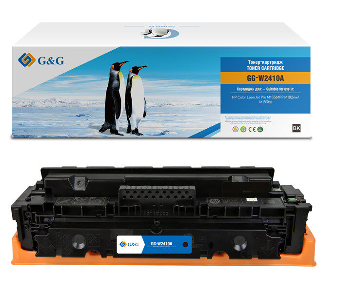 Cartridge G&G 216A для HP CLJ Pro M155;M182nw/M183fw, with chip (1 050стр.), черный (замена W2410A)
