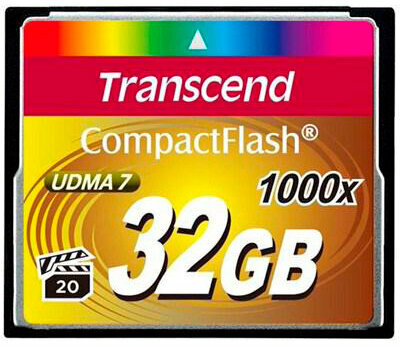 Карта памяти 32GB Transcend TS32GCF1000 Compact Flash Card 1000x