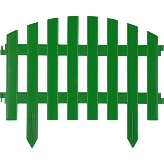 Забор декоративный GRINDA "АР деко", 28x300 см, зеленый