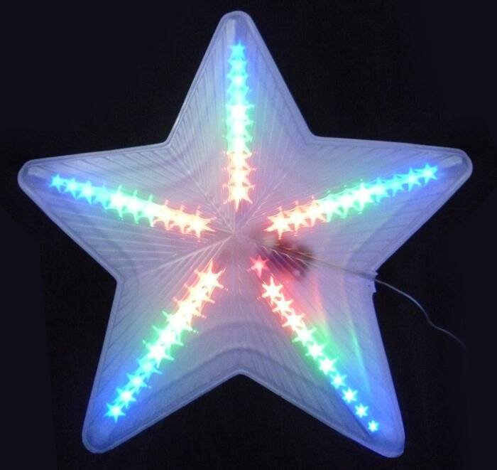 Фигура LED RGB Звезда подвесная Uniel ULD-H4748-045-DTA (UL-00001404) - фото №1