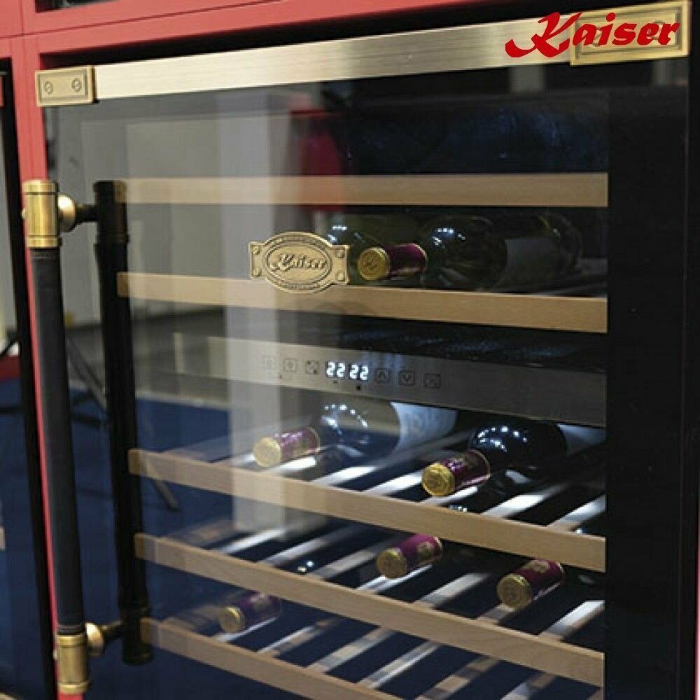 Встраиваемый винный шкаф на 46 бутылок Kaiser Art Dco K 64750 AD - фотография № 7