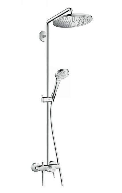 Душевая система без излива Hansgrohe Croma Select, арт. 26791000, 1 режим, 28 см, round, верхний душ, с лейкой