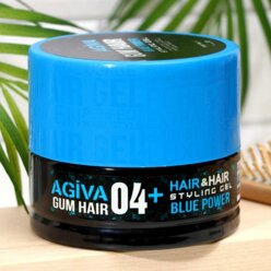 MassFamily Гель для укладки волос (синяя банка) AGIVA Hair Gum Blue Power 04+ , 700 мл