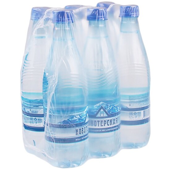 Вода питьевая Новотерская негазированная ПЭТ 1,5 л (6 штук в упаковке)
