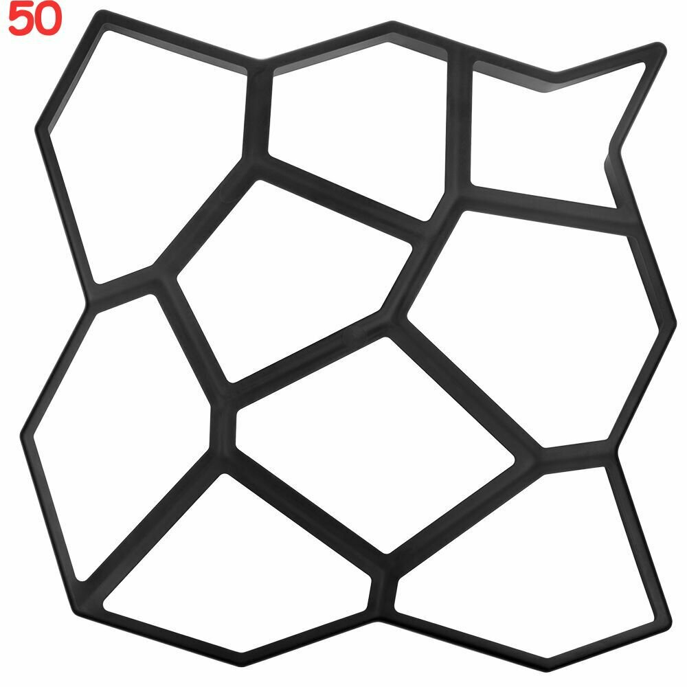 Форма для отливки садовых дорожек 50x50x6 см (50 шт.)