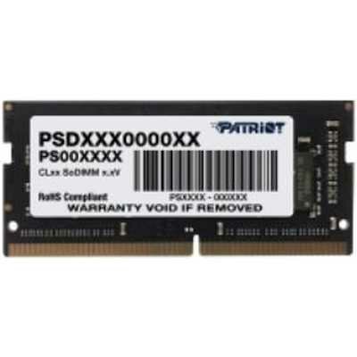 Оперативная память Patriot Signature PSD416G32002S SO-DIMM DDR 4 DIMM 16Gb PC25600, 3200Mhz