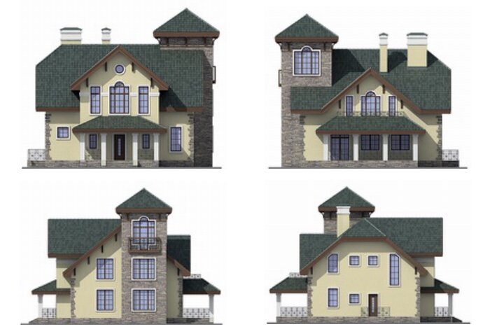 Проект дома Plans-38-22 (184 кв.м, поризованный кирпич 640мм) - фотография № 3