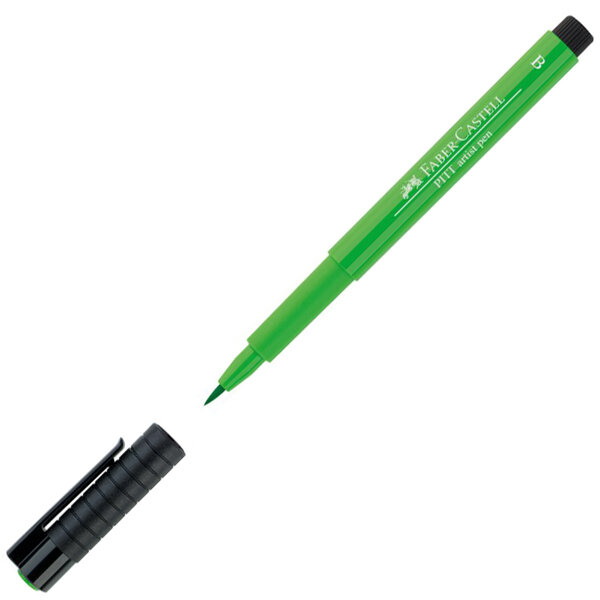 Ручка-кисть капиллярная Faber-Castell Pitt Artist Pen Brush 112 светло-зелёный